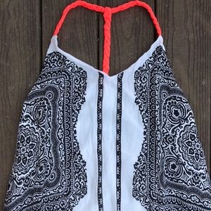 Maurice’s T-Strap Tunic Tank Neon Straps
